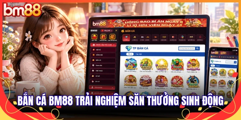 Bắn Cá BM88 trải nghiệm săn thưởng sinh động