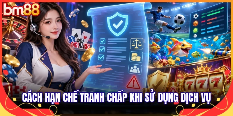 Cách hạn chế tranh chấp khi sử dụng dịch vụ