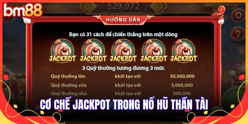 Cơ chế jackpot trong nổ hũ Thần Tài