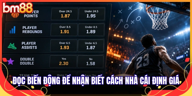 Đọc biến động để nhận biết cách nhà cái định giá