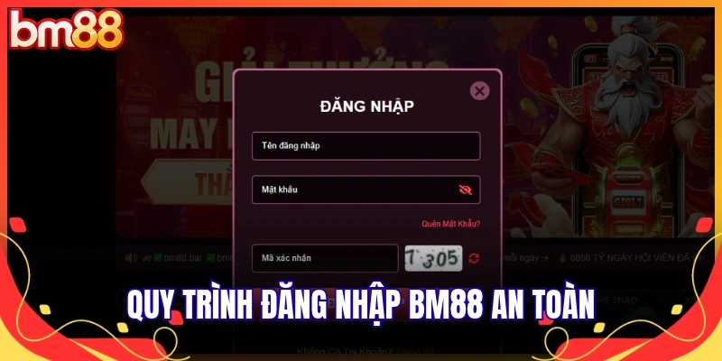Quy trình đăng nhập BM88 an toàn